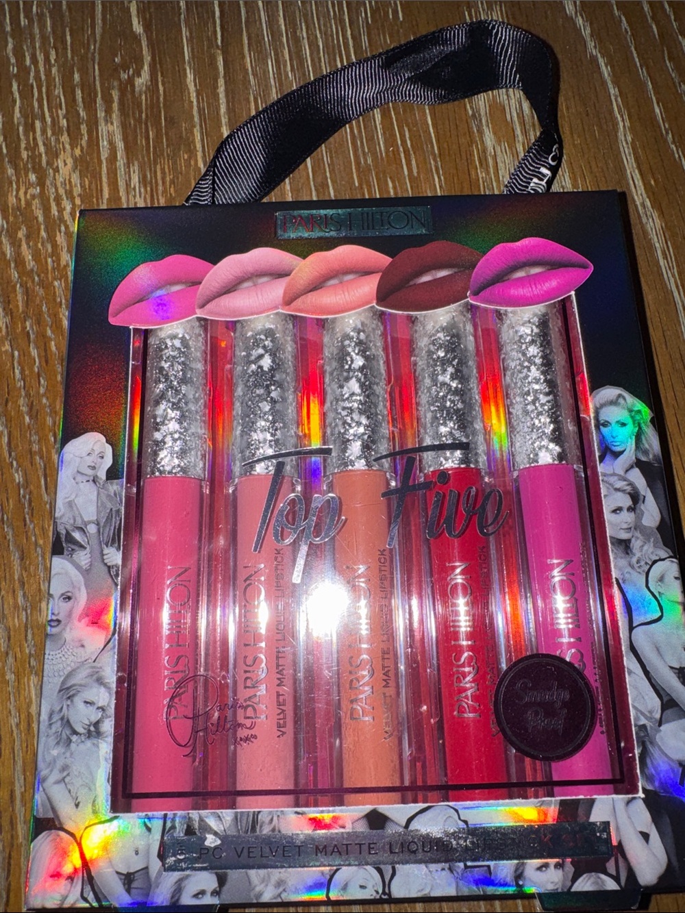 Paris Hilton 5 PC Velvet Matte Liquid Lipstick Se
